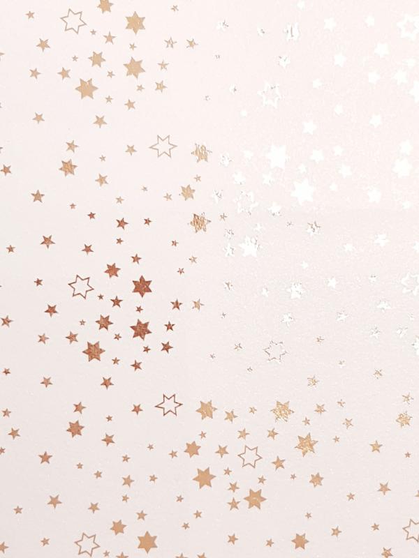 Panno lenci glitter - BC1 Bianco/oro