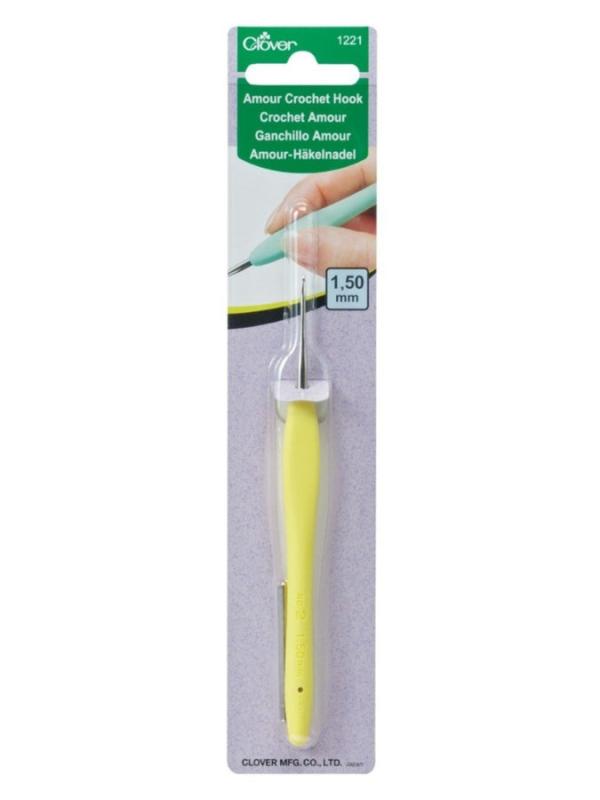 Amour crochet hook - YELLOW Giallo